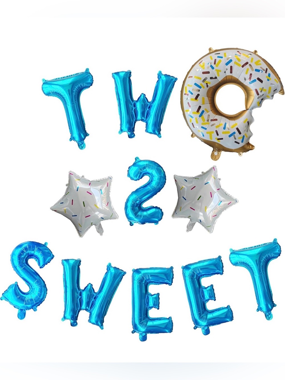 Bundle: Two Sweet birthday balloons & banner